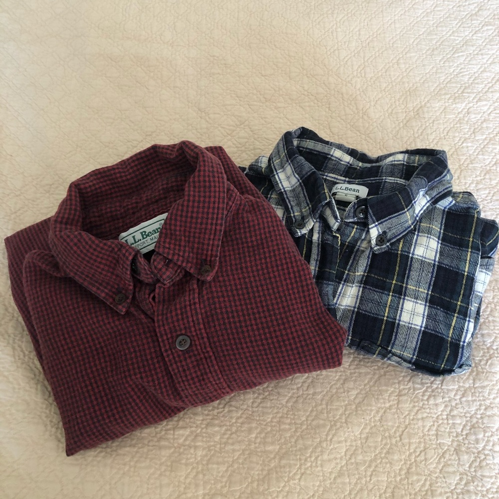 Llbean flannel bundle